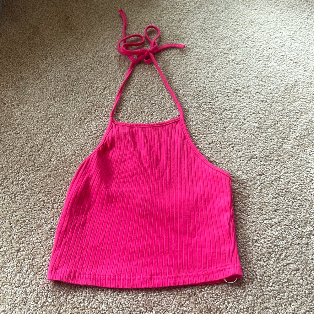 Pink Tie Top